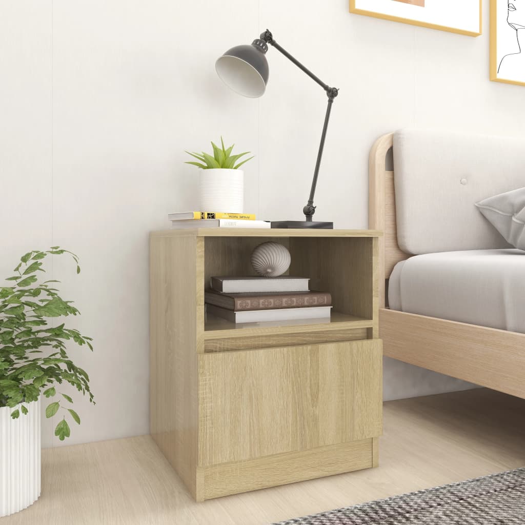 Nachttisch -Optik 40X40X50 Cm Holzwerkstoff