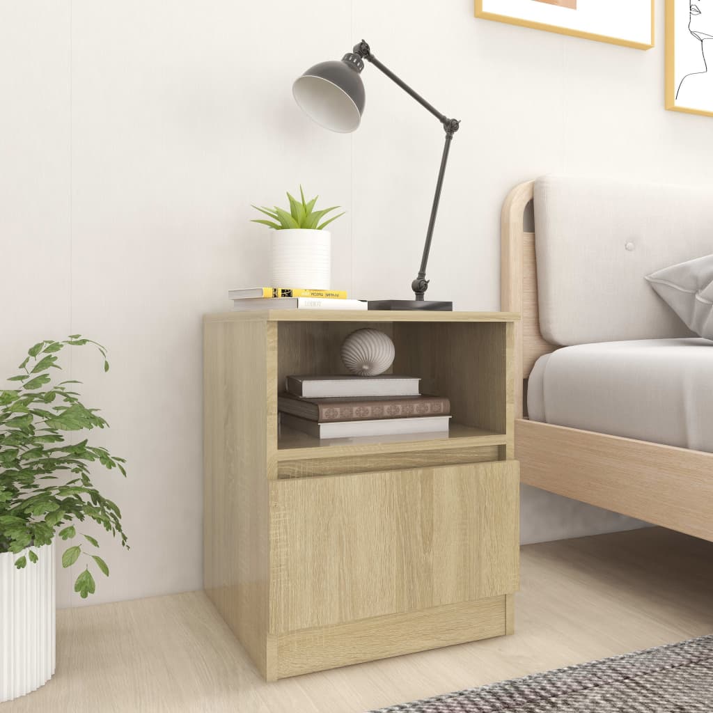 Nachttisch -Optik 40X40X50 Cm Holzwerkstoff