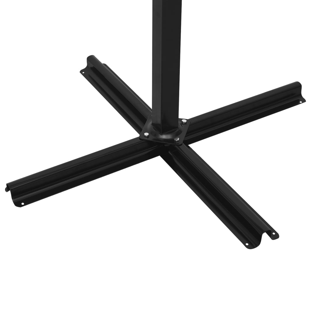 Ampelschirm Mit Holzmast 400X300 Cm Sand