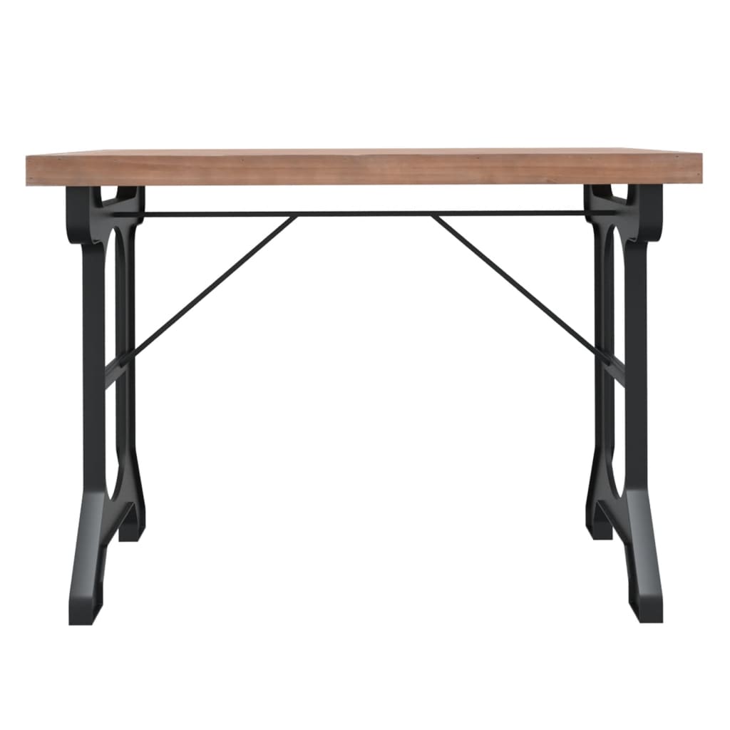 Esstisch 110X65X82 Cm Massivholz Tanne Und Eisen