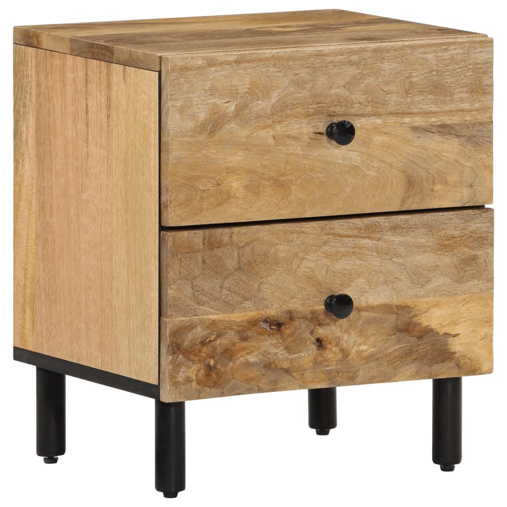 Nachttisch 40X33X46 Cm Massivholz Akazie
