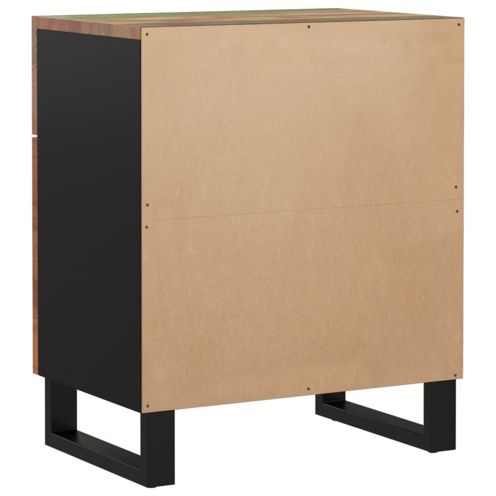 Nachttisch 50X33X60 Cm Altholz Massiv & Holzwerkstoff