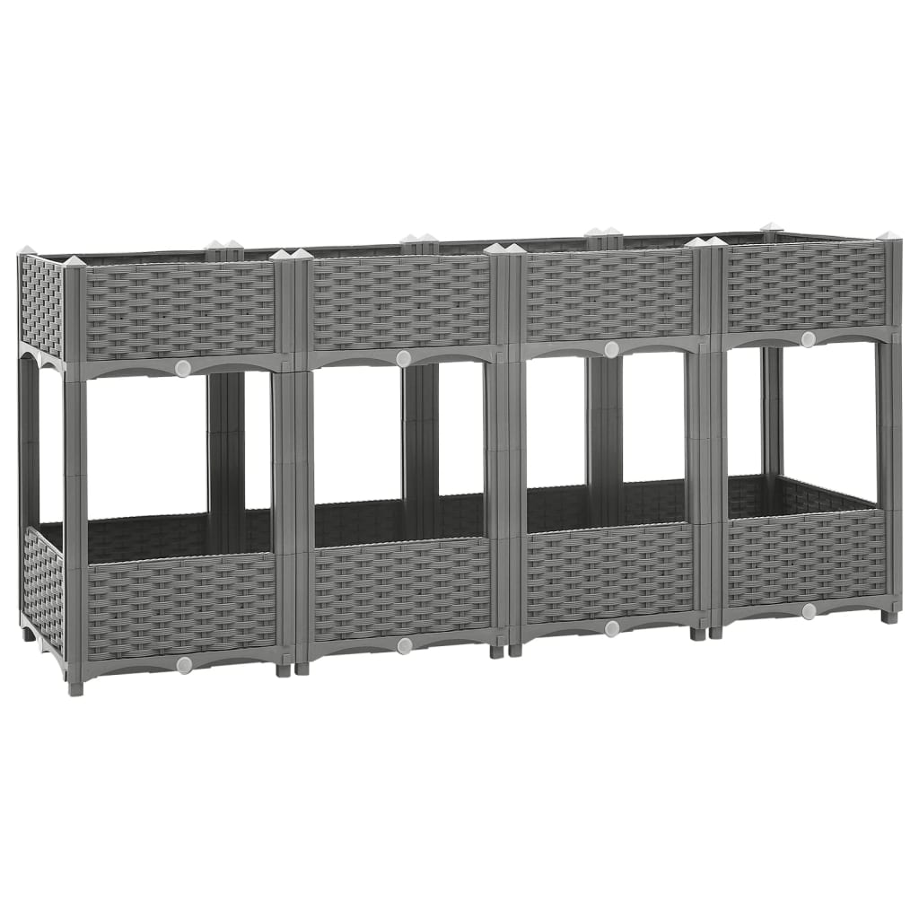 Hochbeet 80X80X38 Cm Polypropylen