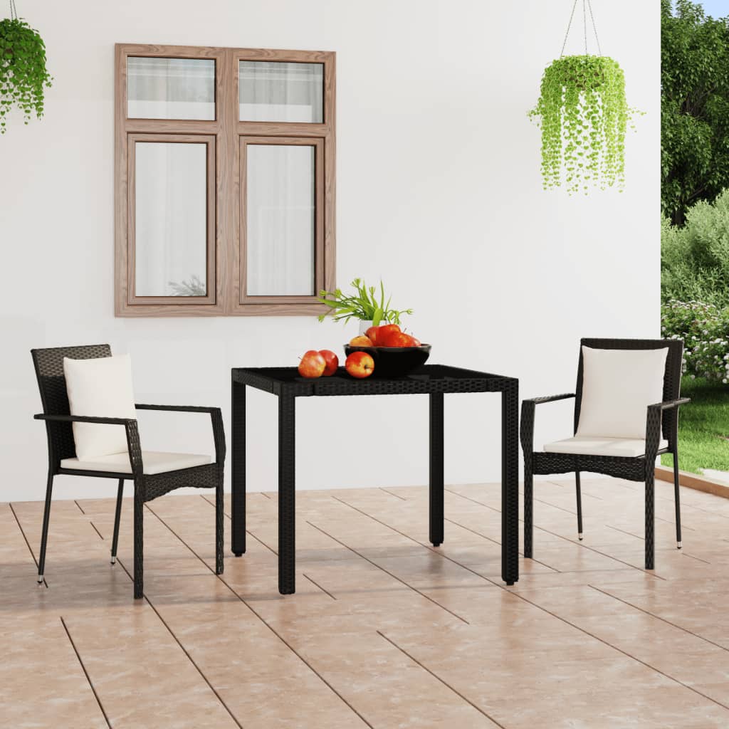 Gartenstühle Mit Kissen 4 Stk. Poly Rattan