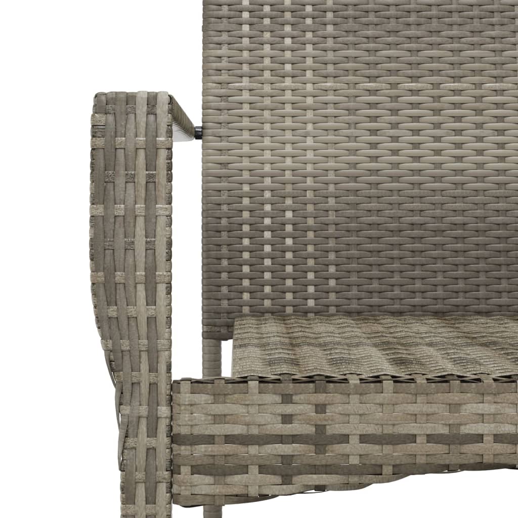 Gartenstühle Mit Kissen 4 Stk. Poly Rattan