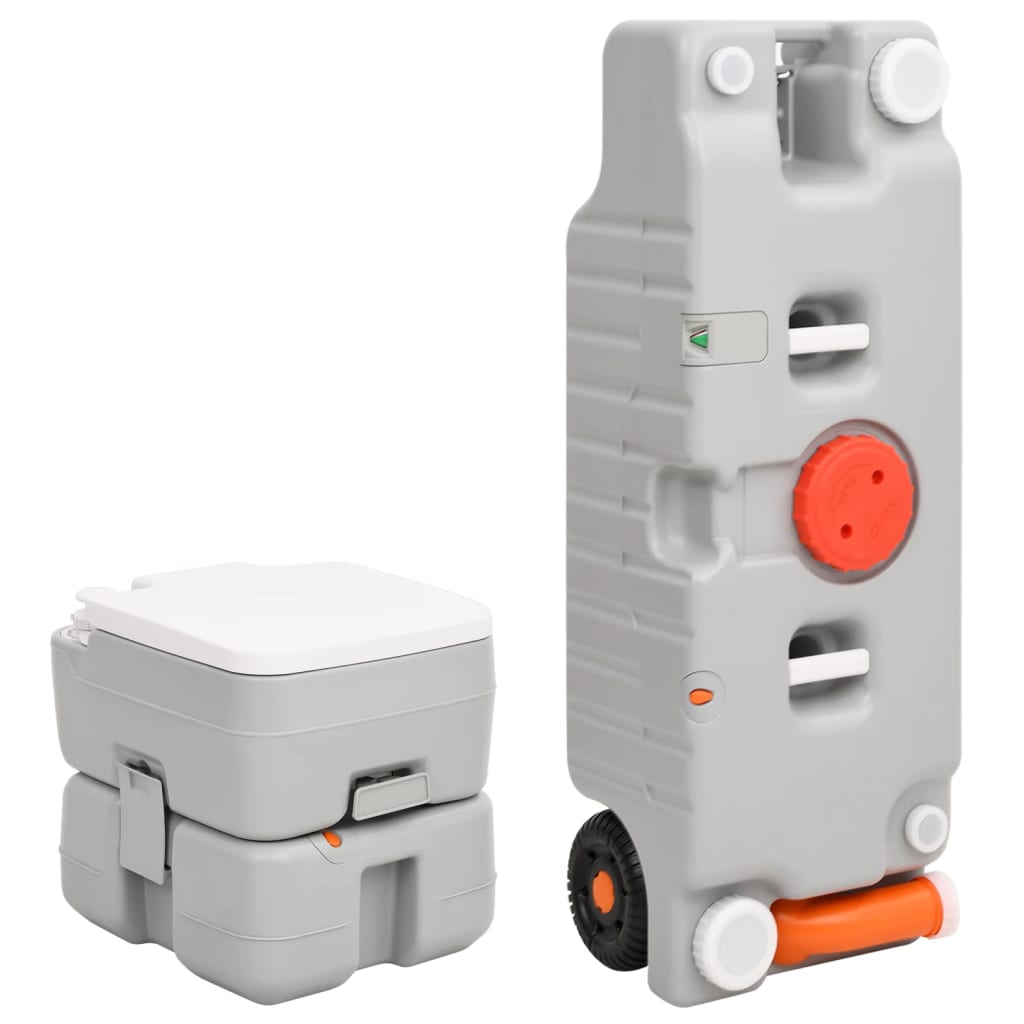 Tragbare Camping-Toilette Mit Wasserbehälter