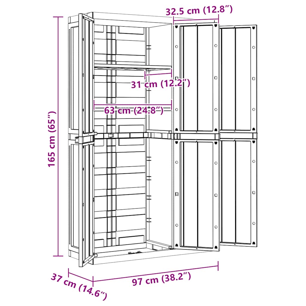 Gartenschrank Pp