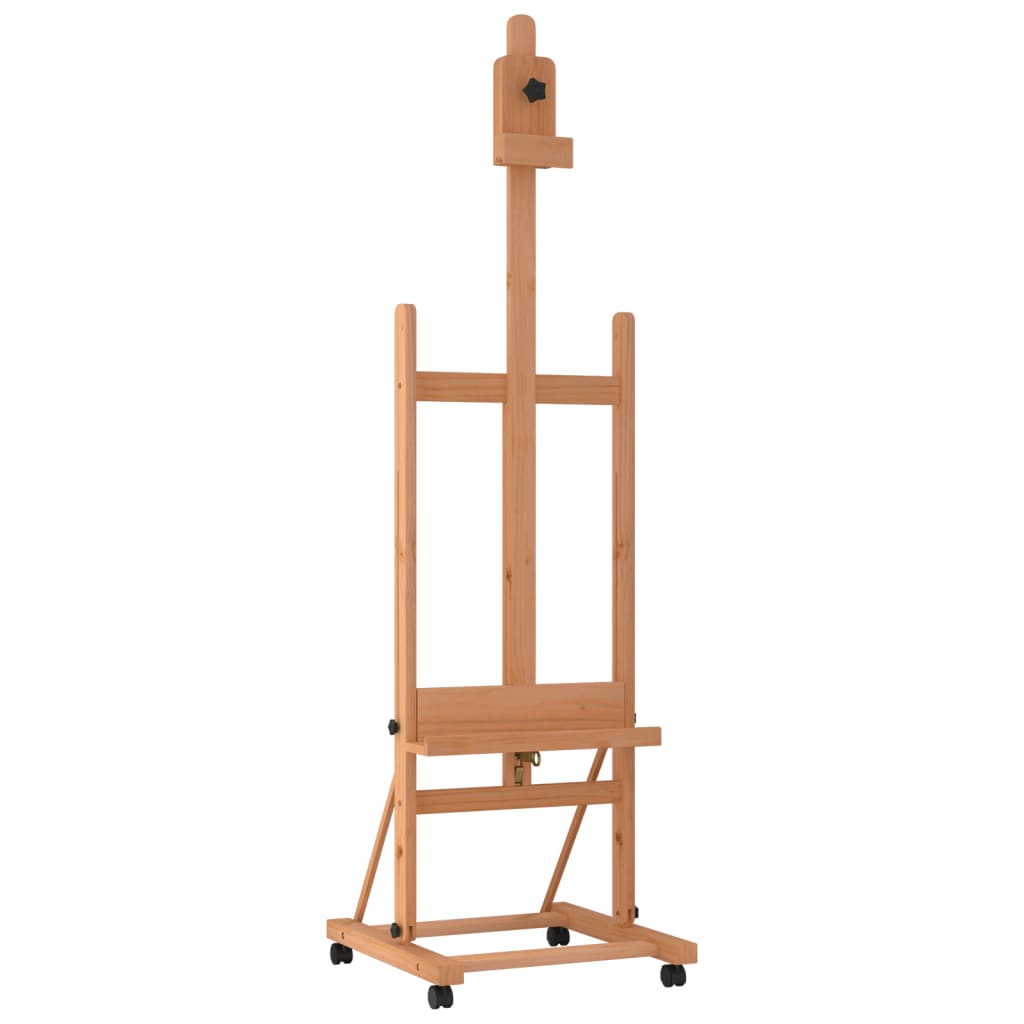 Staffelei 55X53,5X178 Cm Massivholz Buche
