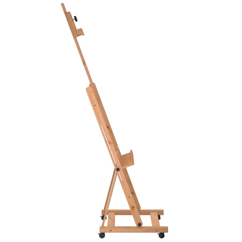 Staffelei 55X53,5X178 Cm Massivholz Buche