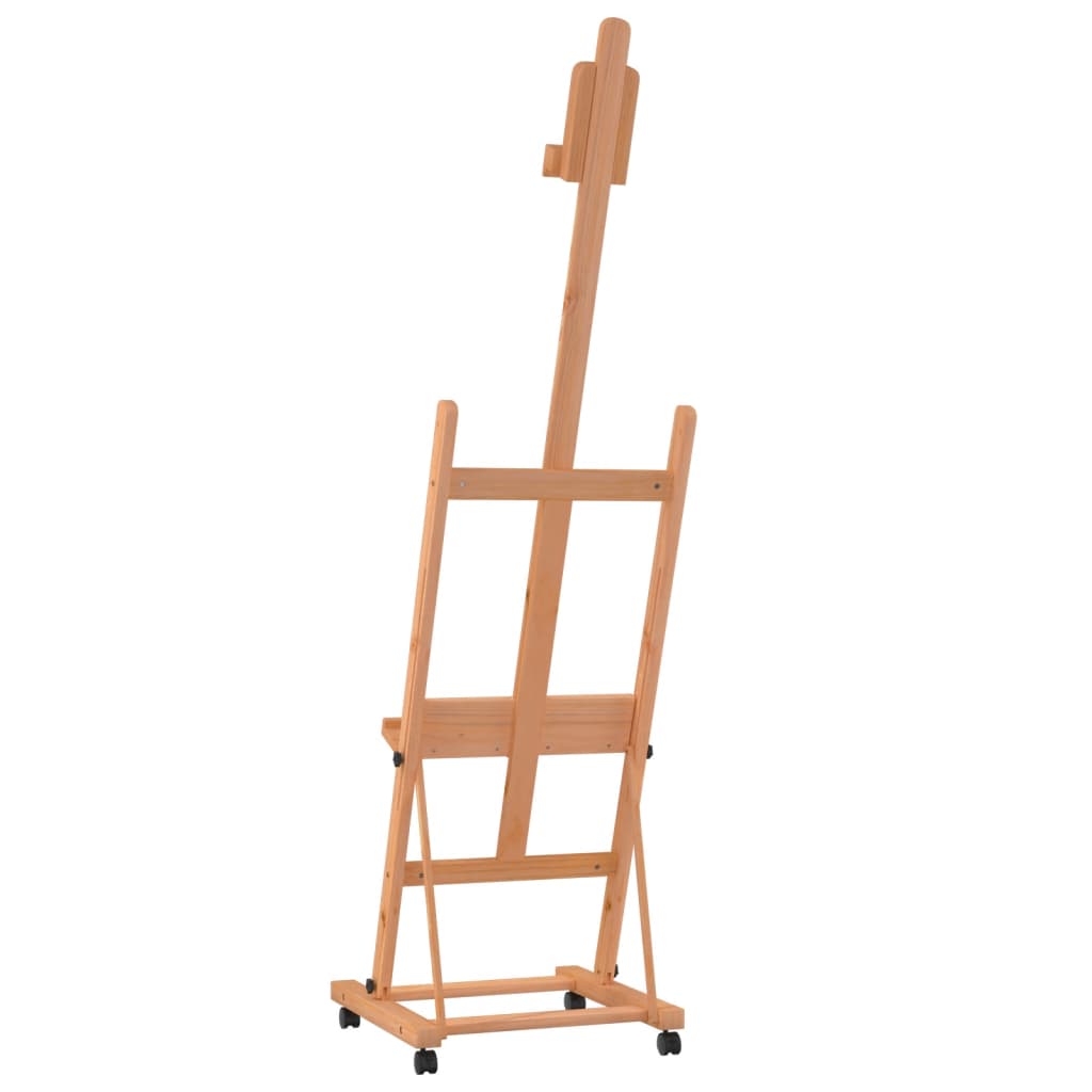 Staffelei 55X53,5X178 Cm Massivholz Buche