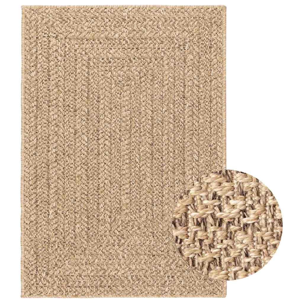 Teppich Zizur Jute-Optik Indoor Und Outdoor Braun