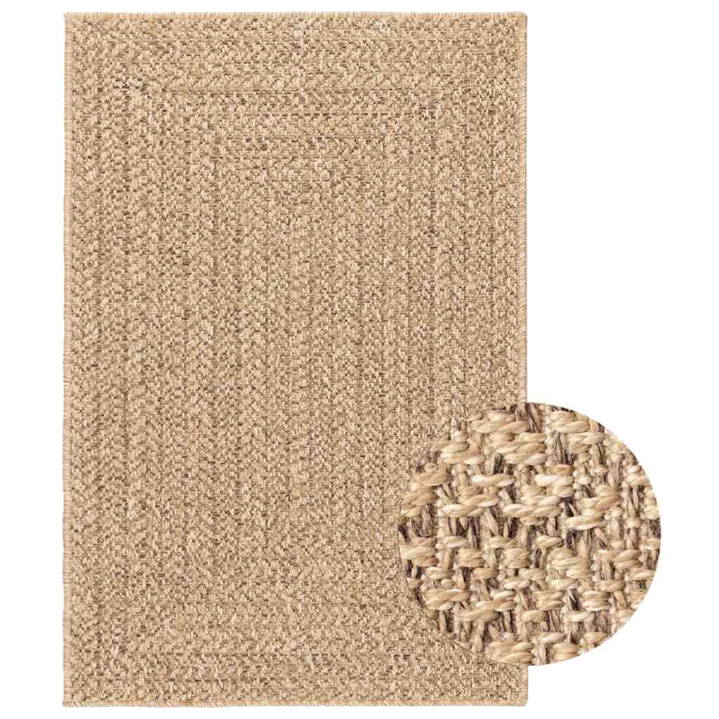 Teppich Zizur Jute-Optik Indoor Und Outdoor Braun