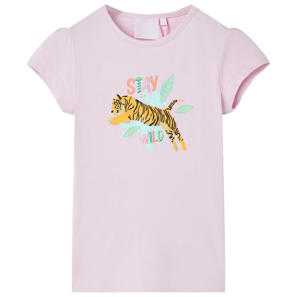 Kinder-T-Shirt Minzgrün 116
