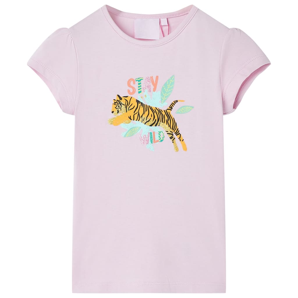 Kinder-T-Shirt Minzgrün 116