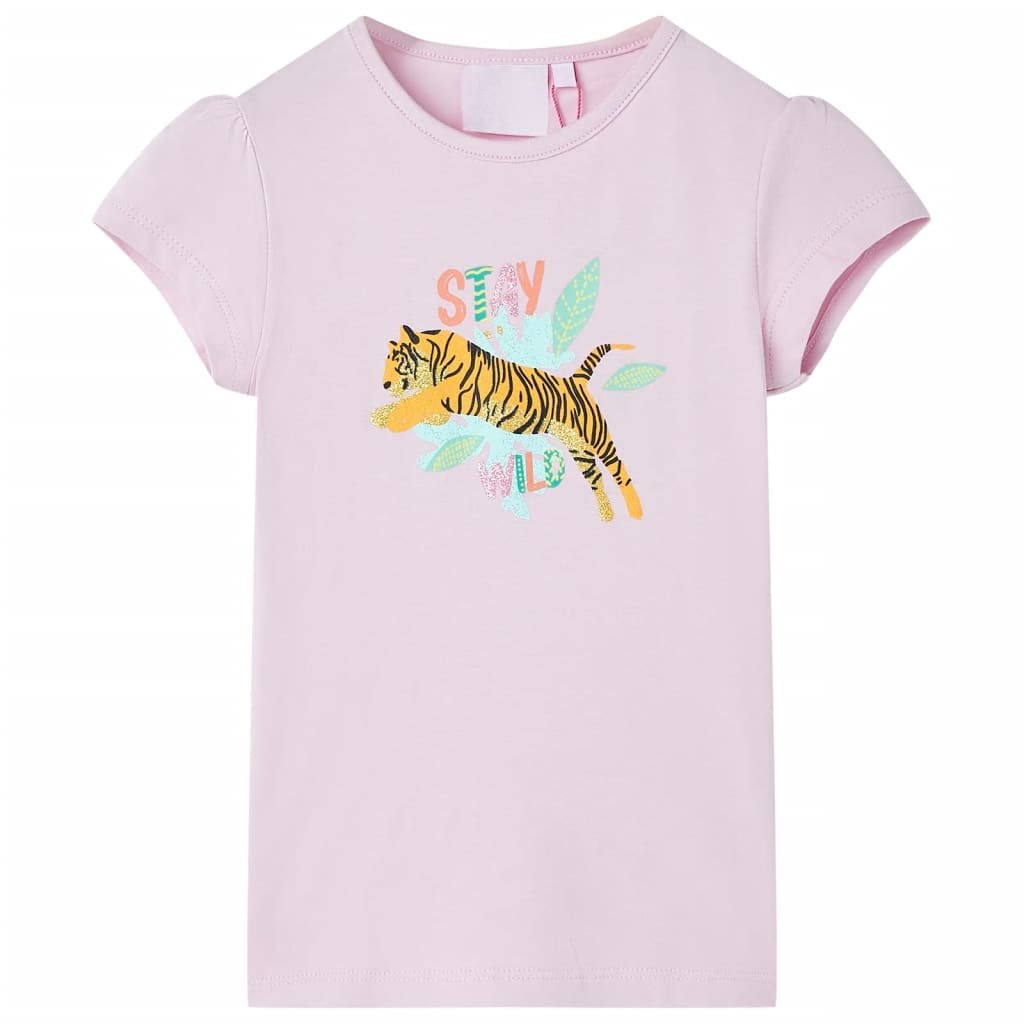Kinder-T-Shirt Minzgrün 116