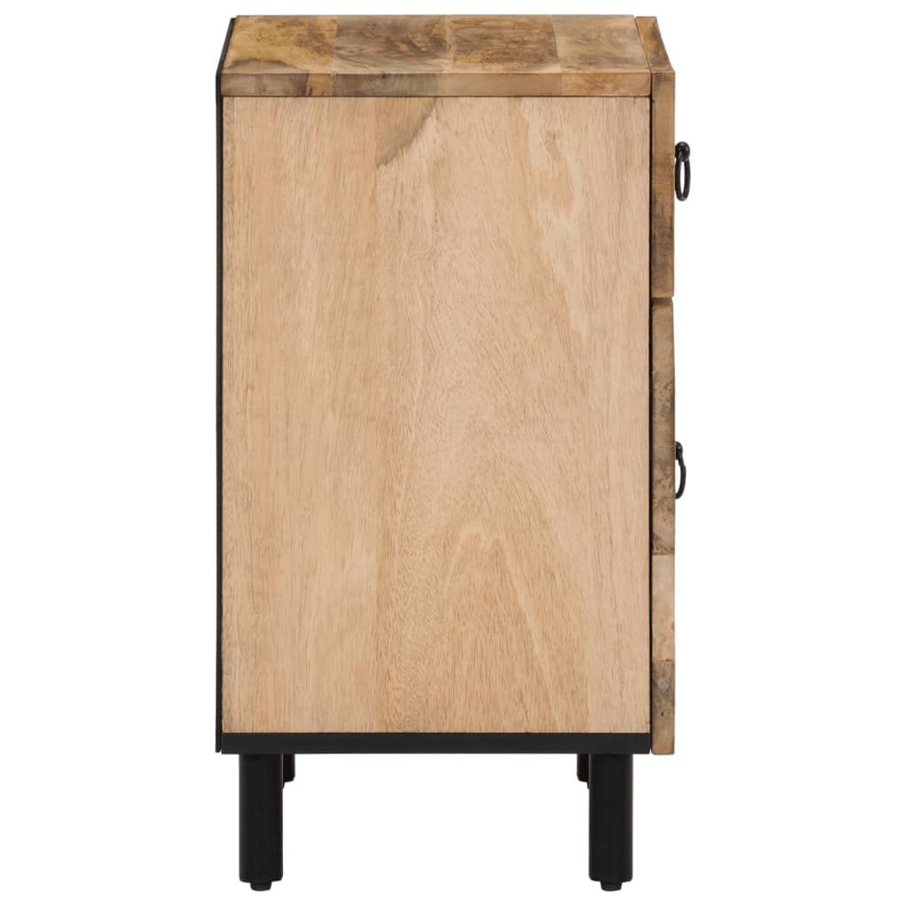 Nachttisch 50X33X60 Cm Massivholz Mango