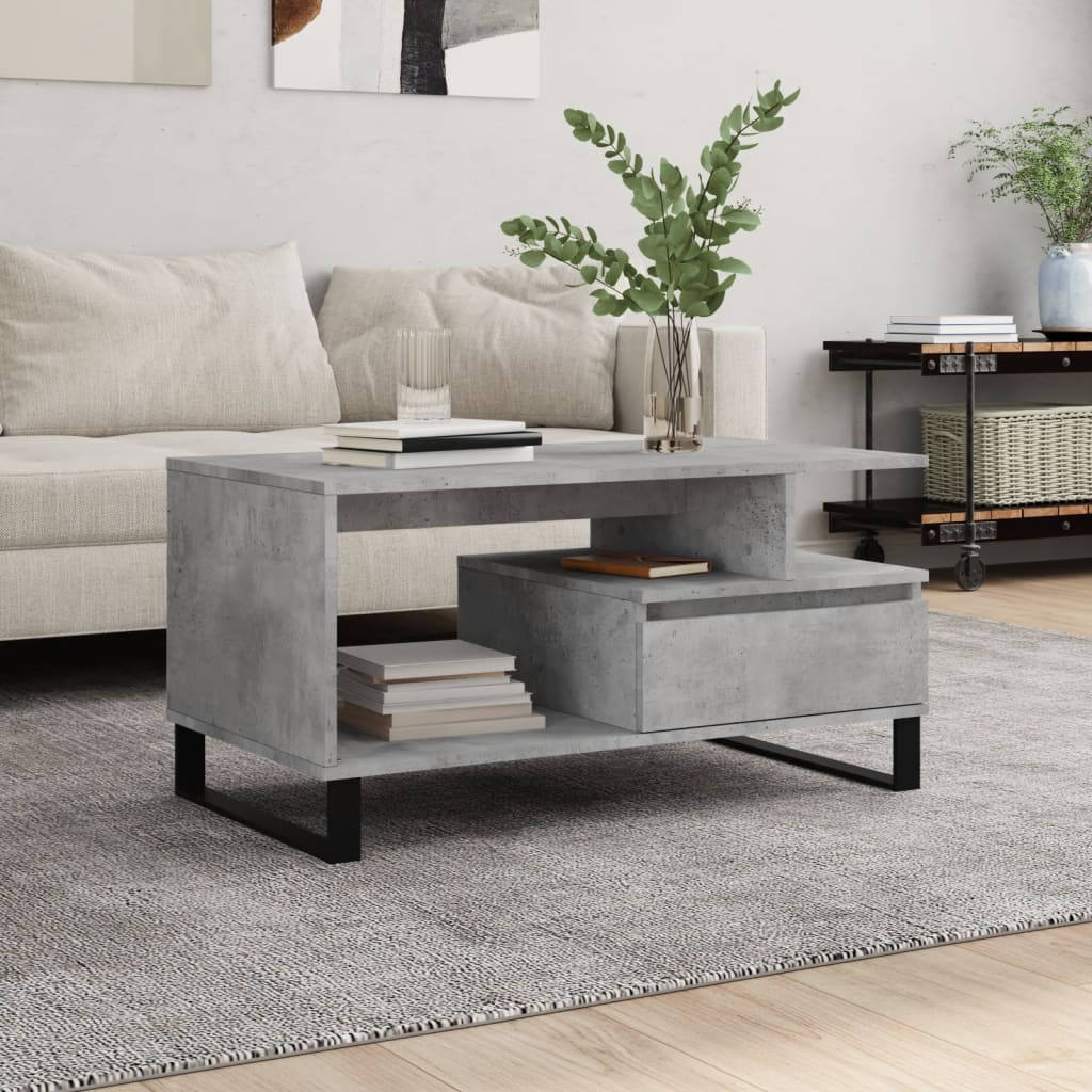 Couchtisch Artisan-Eiche 90X49X45 Cm Holzwerkstoff