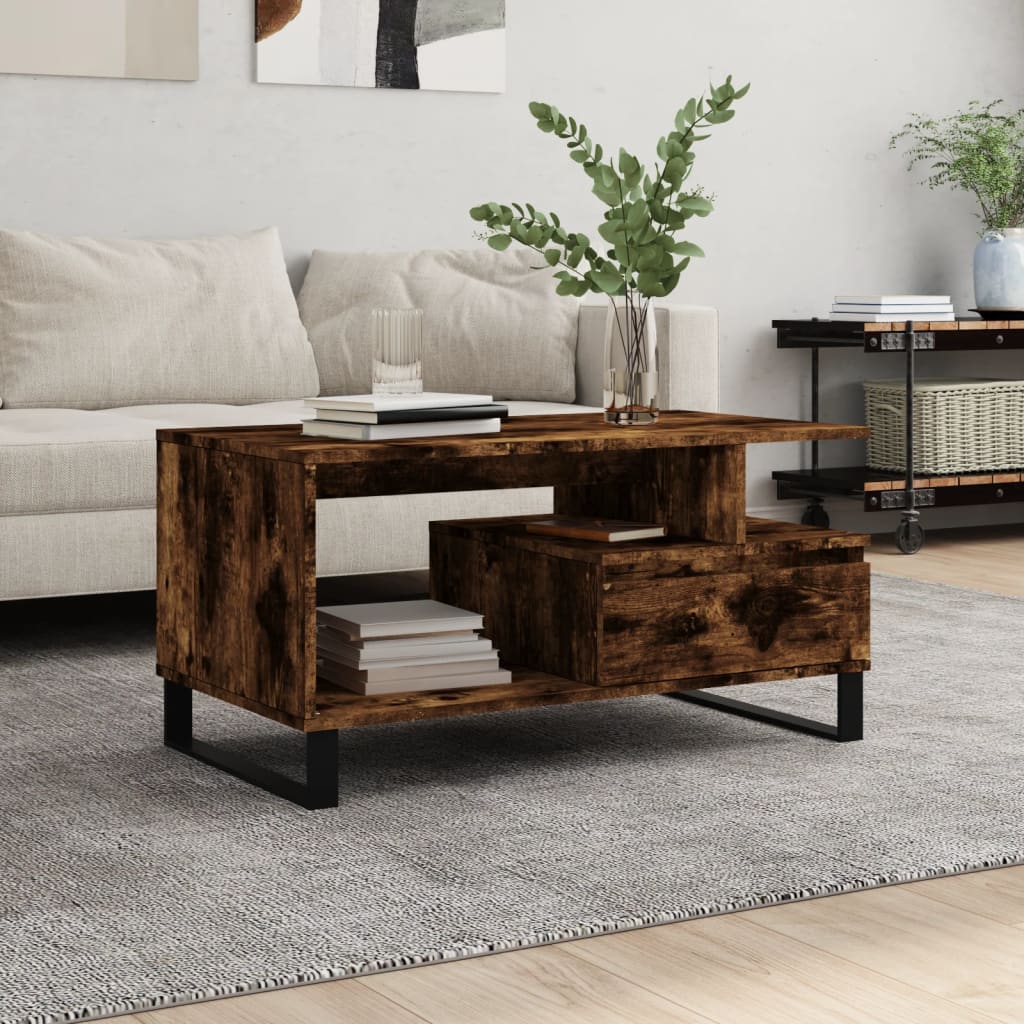 Couchtisch Artisan-Eiche 90X49X45 Cm Holzwerkstoff