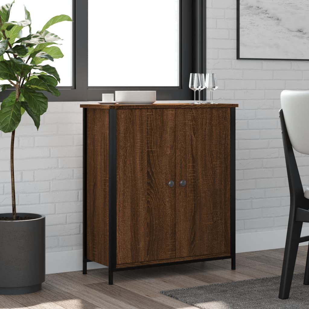 Sideboard Sonoma-Eiche 70X30X80 Cm Holzwerkstoff