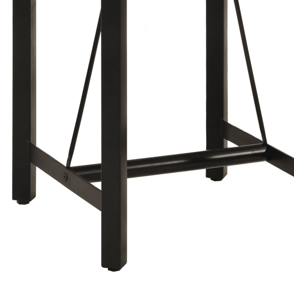 Bartisch Massivholz Mango Und Eisen