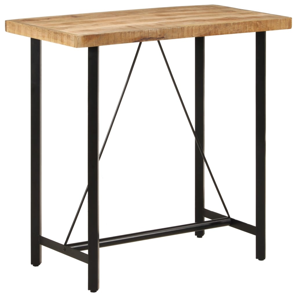 Bartisch Massivholz Mango Und Eisen