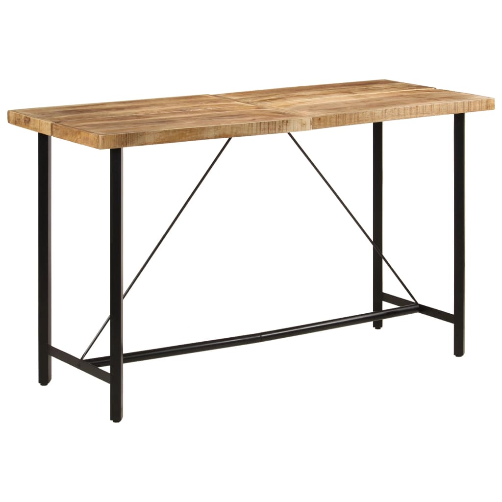 Bartisch Massivholz Mango Und Eisen