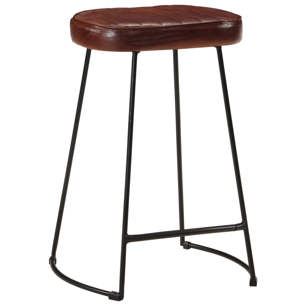 Barhocker 2 Stk. Dunkelbraun