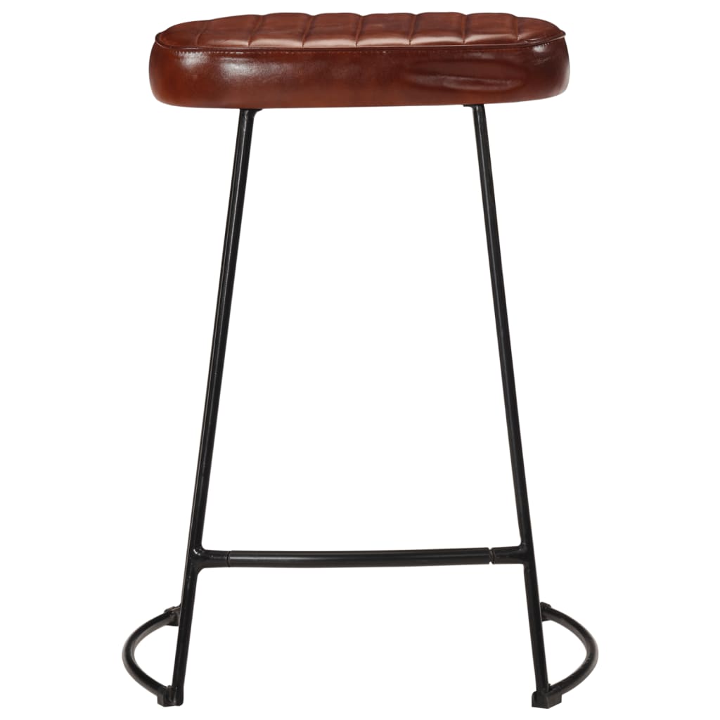 Barhocker 2 Stk. Dunkelbraun