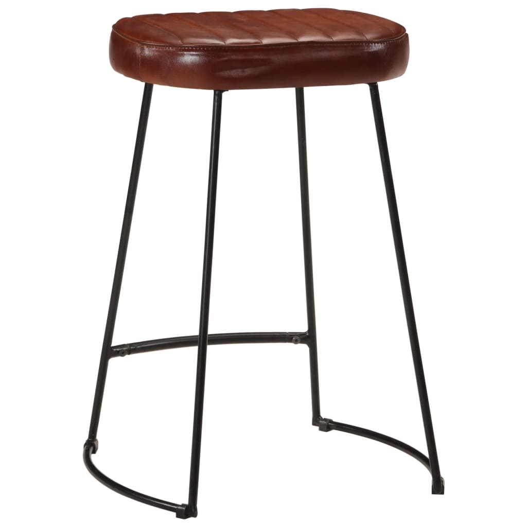 Barhocker 2 Stk. Dunkelbraun