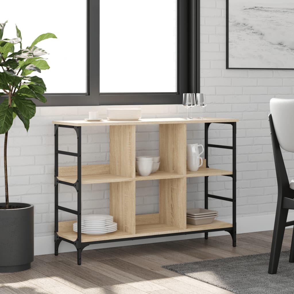 Sideboard Sonoma-Eiche 102X32X103,5 Cm Holzwerkstoff