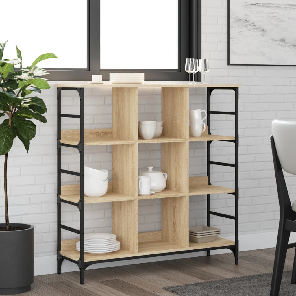 Sideboard Sonoma-Eiche 102X32X103,5 Cm Holzwerkstoff