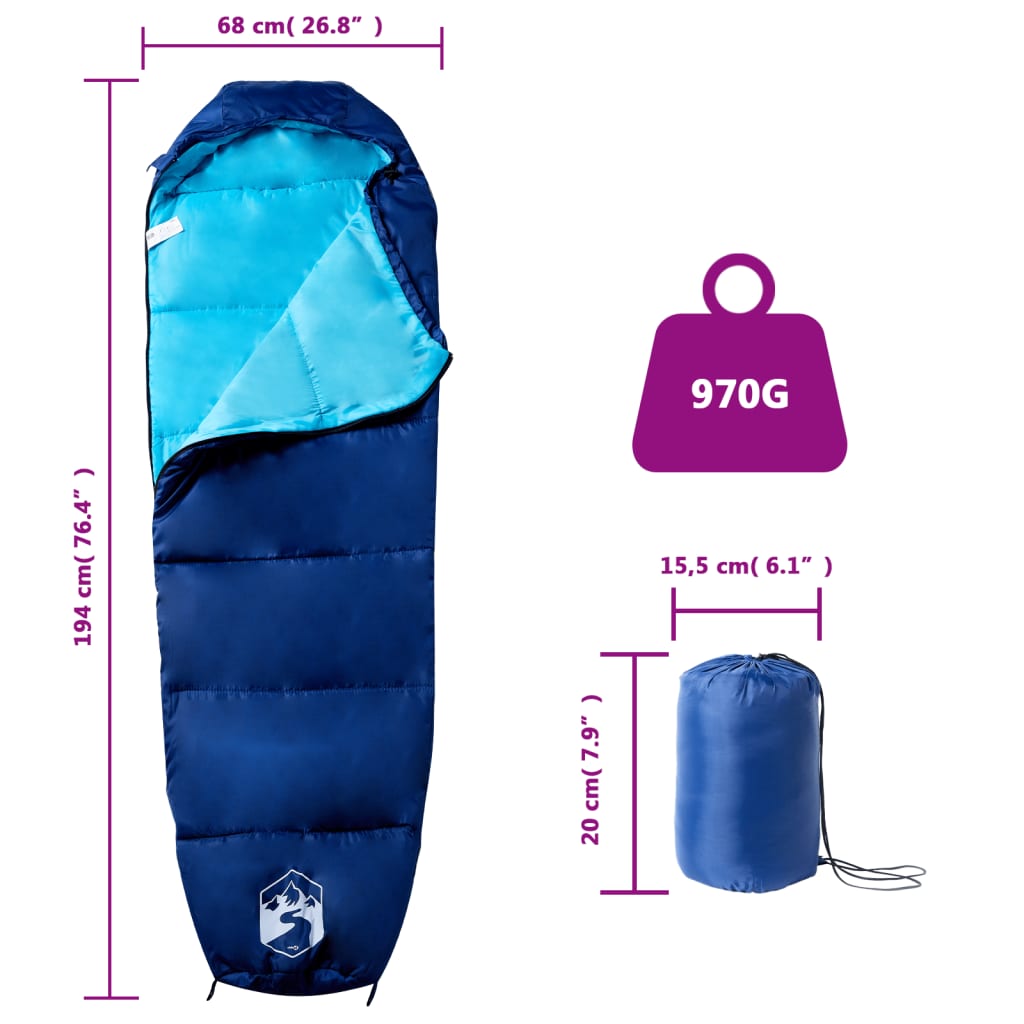 Mumienschlafsack Für Erwachsene Camping 3 Jahreszeiten