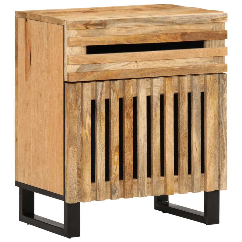 Nachttisch 50X34X60 Cm Massivholz Mango