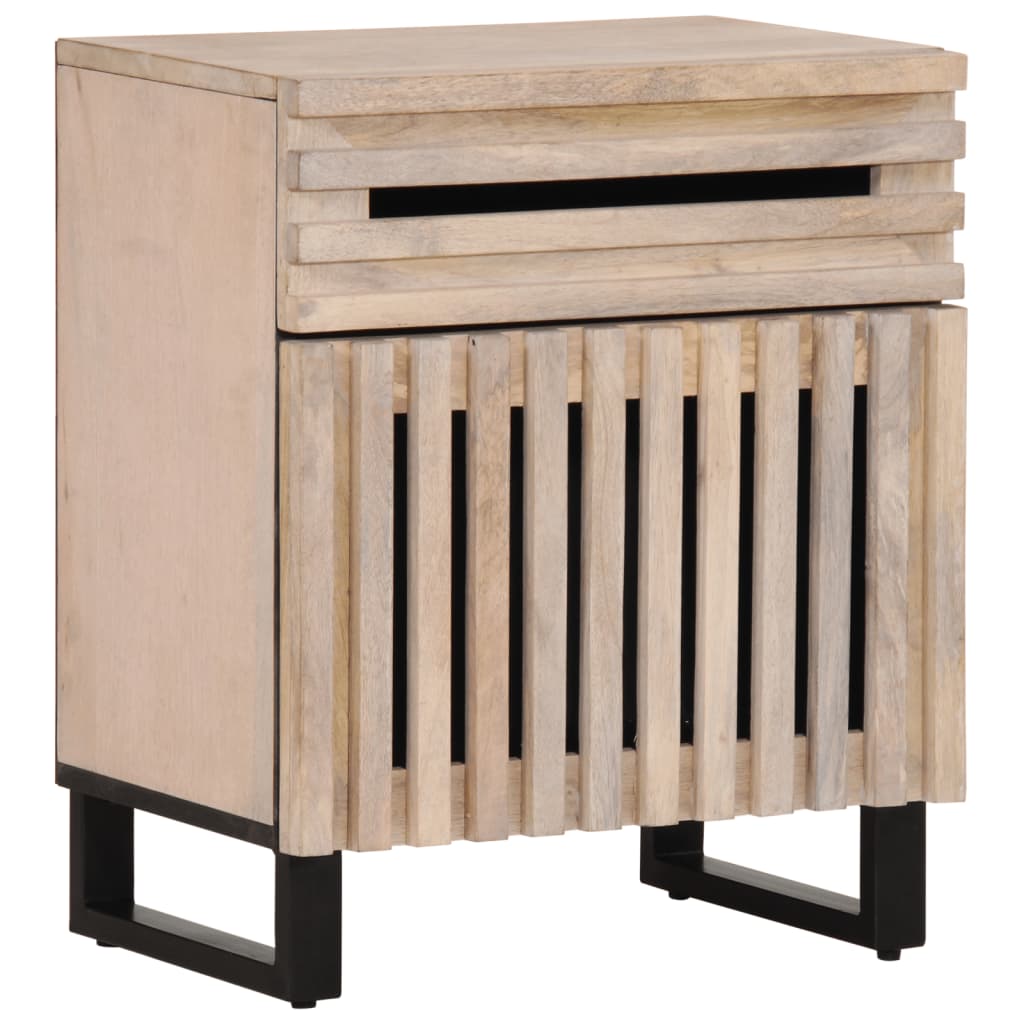 Nachttisch 50X34X60 Cm Massivholz Mango