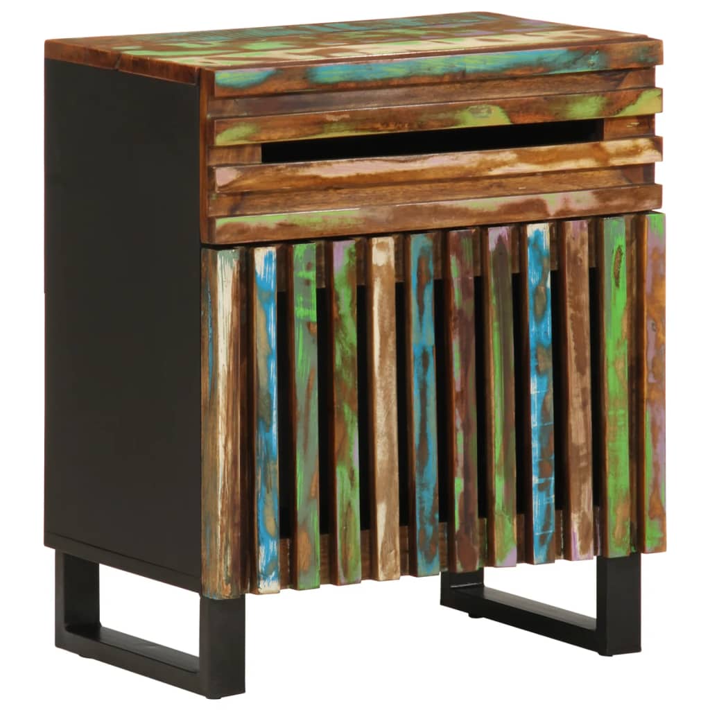Nachttisch 50X34X60 Cm Massivholz Mango