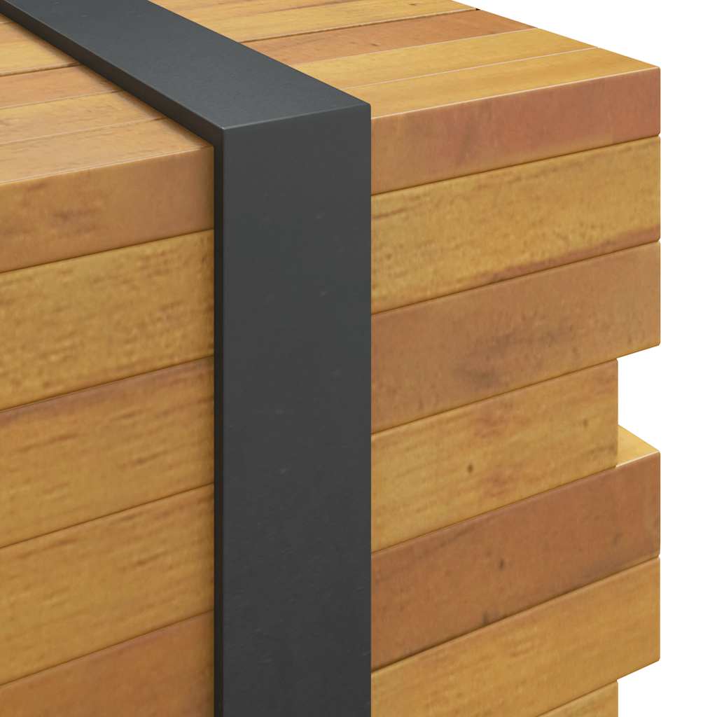 Couchtisch 110X45X35 Cm Massivholz Teak