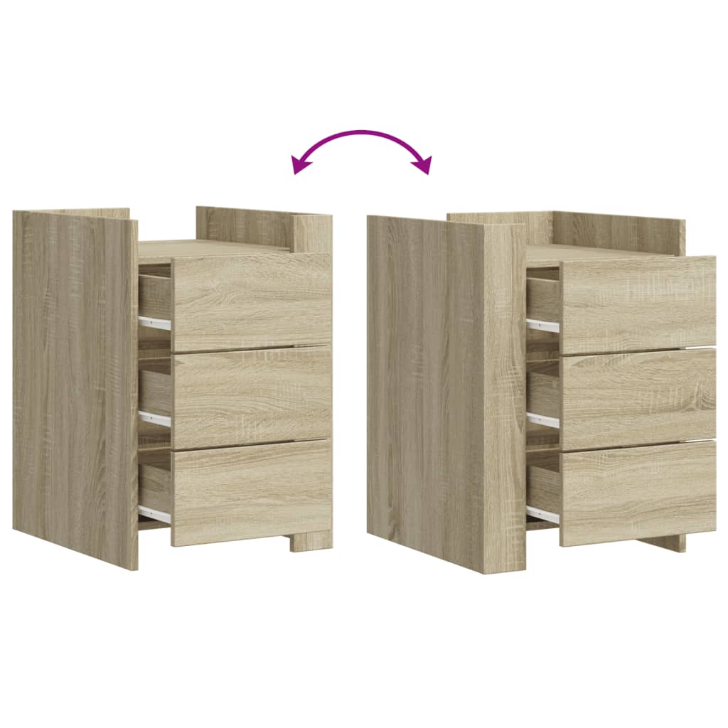 Nachttisch Sonoma-Eiche 45X50X65 Cm Holzwerkstoff