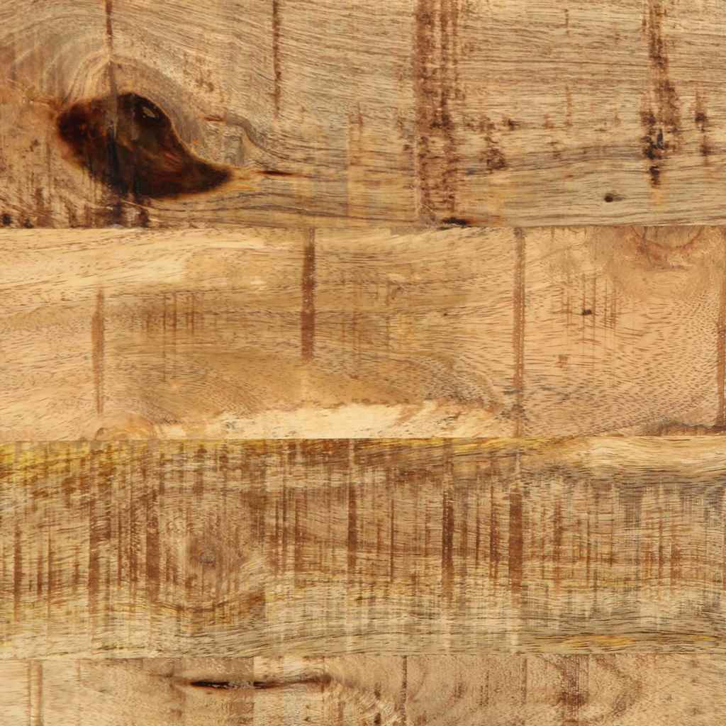 Couchtisch 90X50X36 Cm Raues Massivholz Mango