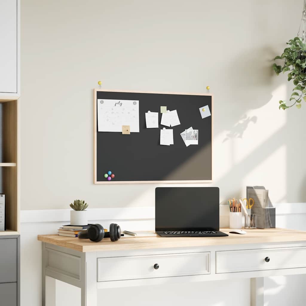 Korktafel Mit Massivem Kiefernholzrahmen