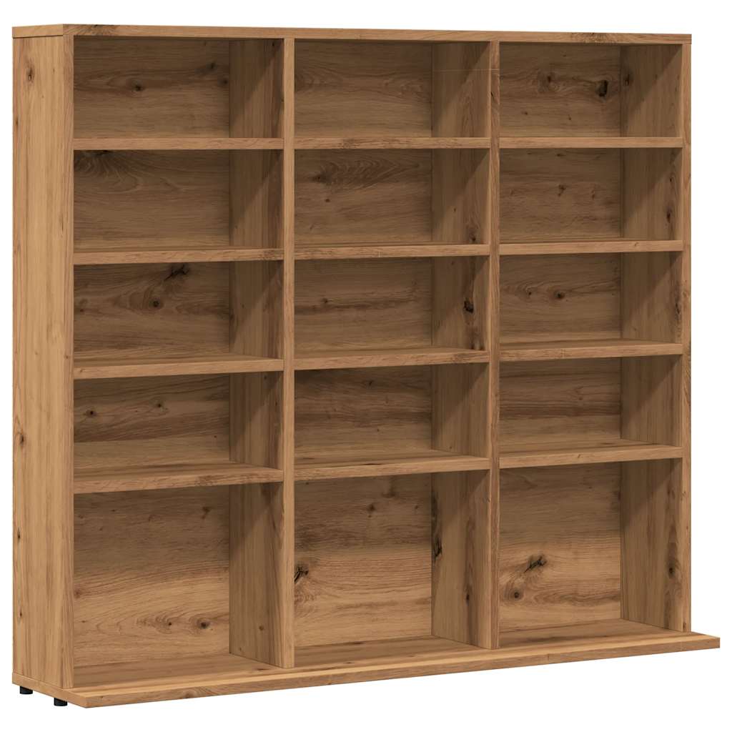 Cd-Regal Artisan-Eiche 100X23X89,5 Cm Holzwerkstoff