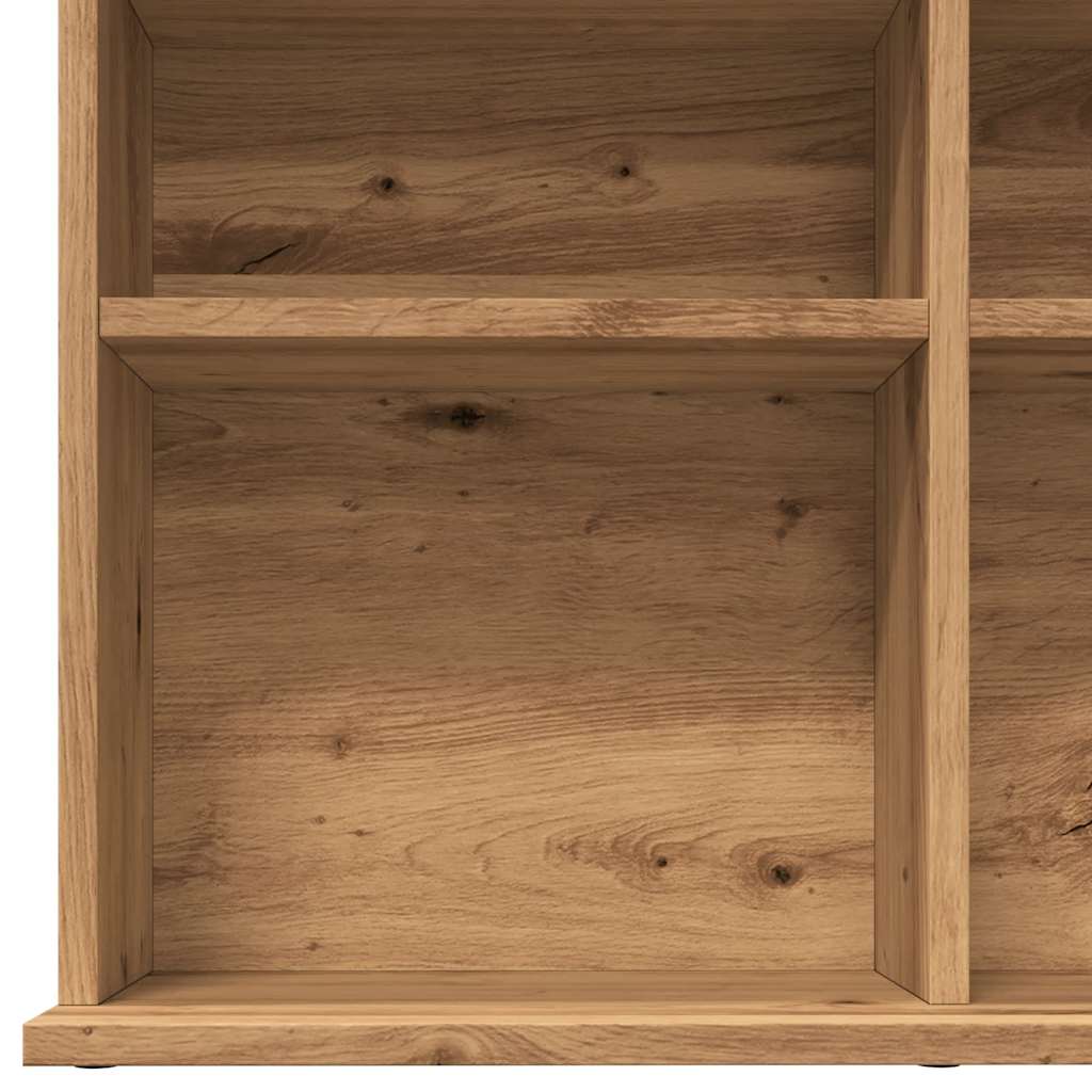 Cd-Regal Artisan-Eiche 100X23X89,5 Cm Holzwerkstoff
