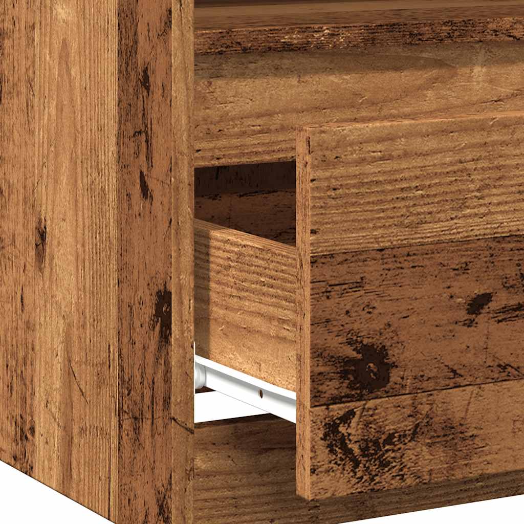 Nachttisch -Optik 40X40X50 Cm Holzwerkstoff