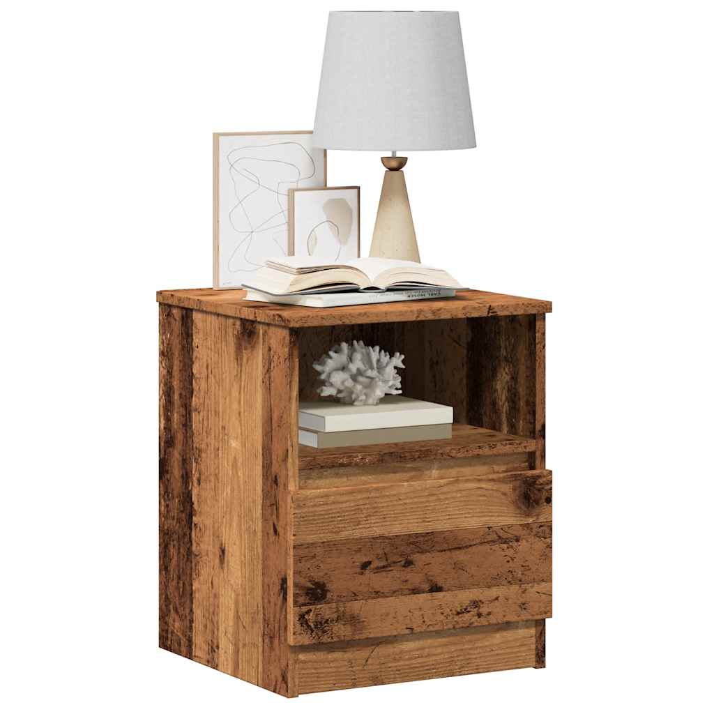 Nachttisch -Optik 40X40X50 Cm Holzwerkstoff
