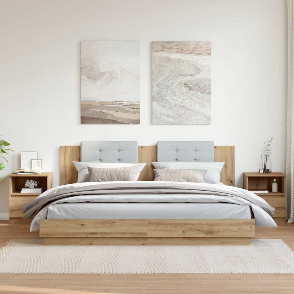 Nachttisch -Optik 40X40X50 Cm Holzwerkstoff