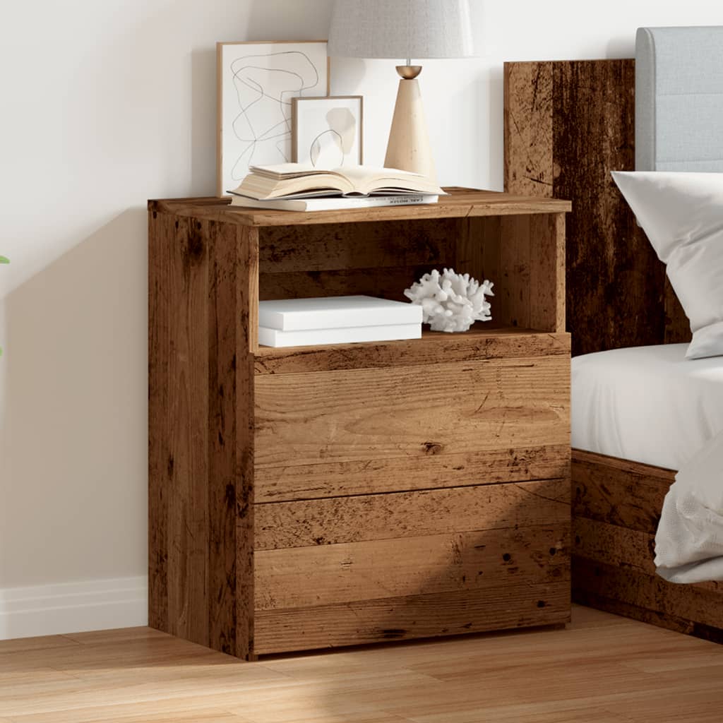 Nachttisch -Optik 50X32X60 Cm Holzwerkstoff