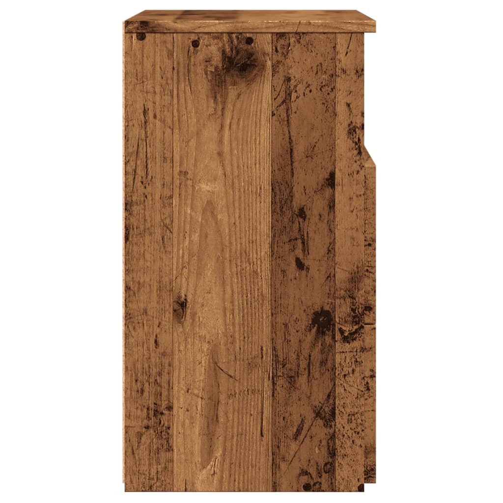 Nachttisch -Optik 50X32X60 Cm Holzwerkstoff