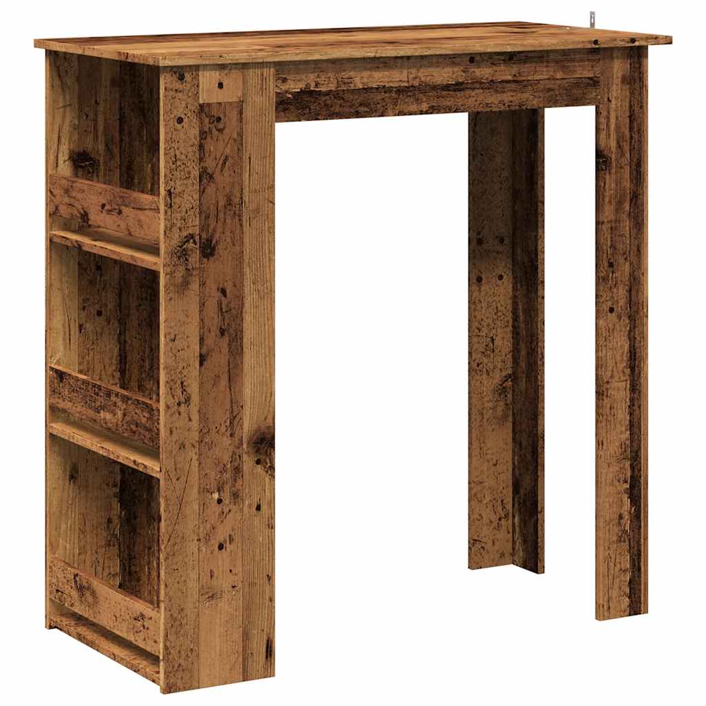 Bartisch Mit Regal -Optik 102X50X103,5 Cm