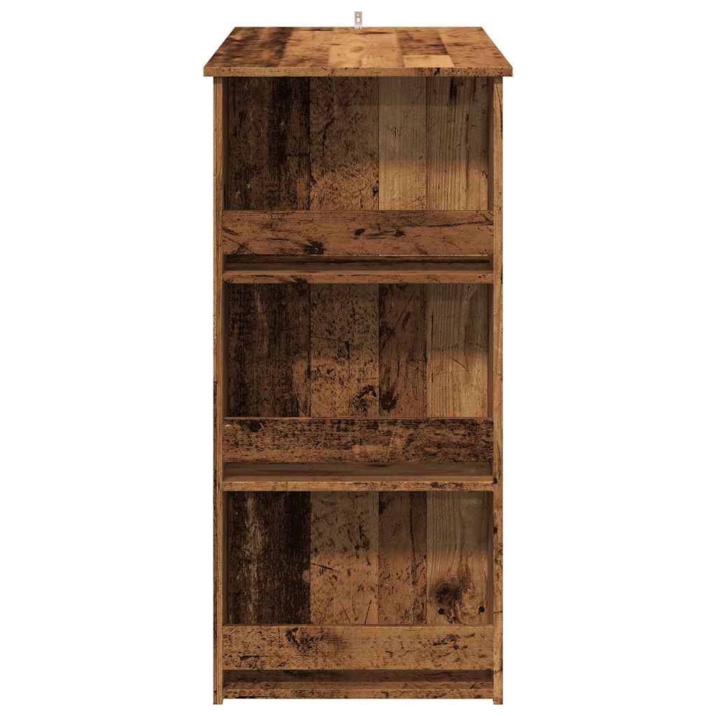 Bartisch Mit Regal -Optik 102X50X103,5 Cm