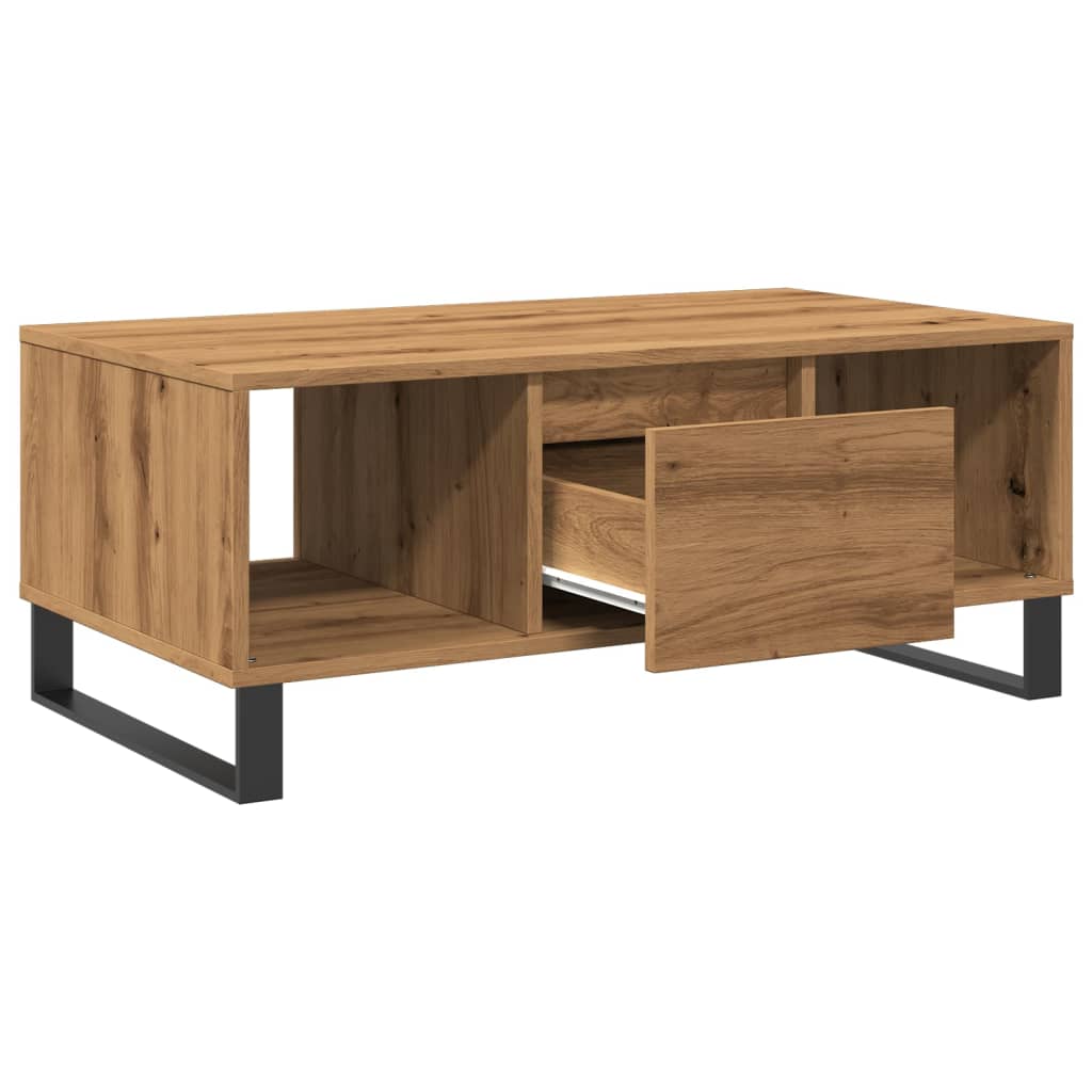 Couchtisch Artisan-Eiche 90X50X36,5 Cm Holzwerkstoff