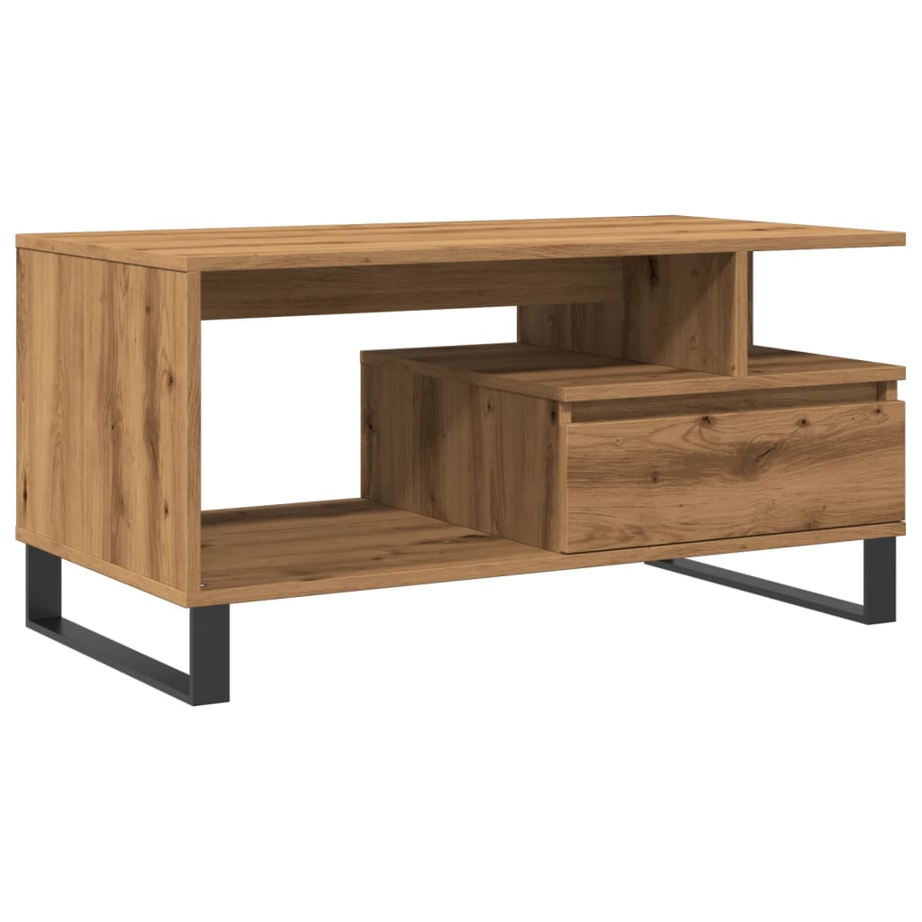 Couchtisch Artisan-Eiche 90X49X45 Cm Holzwerkstoff